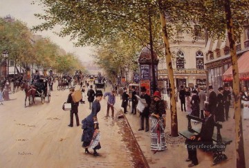  Boulevard Arte - Boulevard des capucines escenas de París Jean Beraud